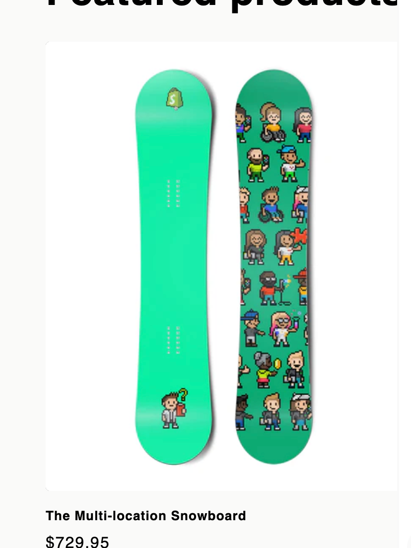 The complete snowboard